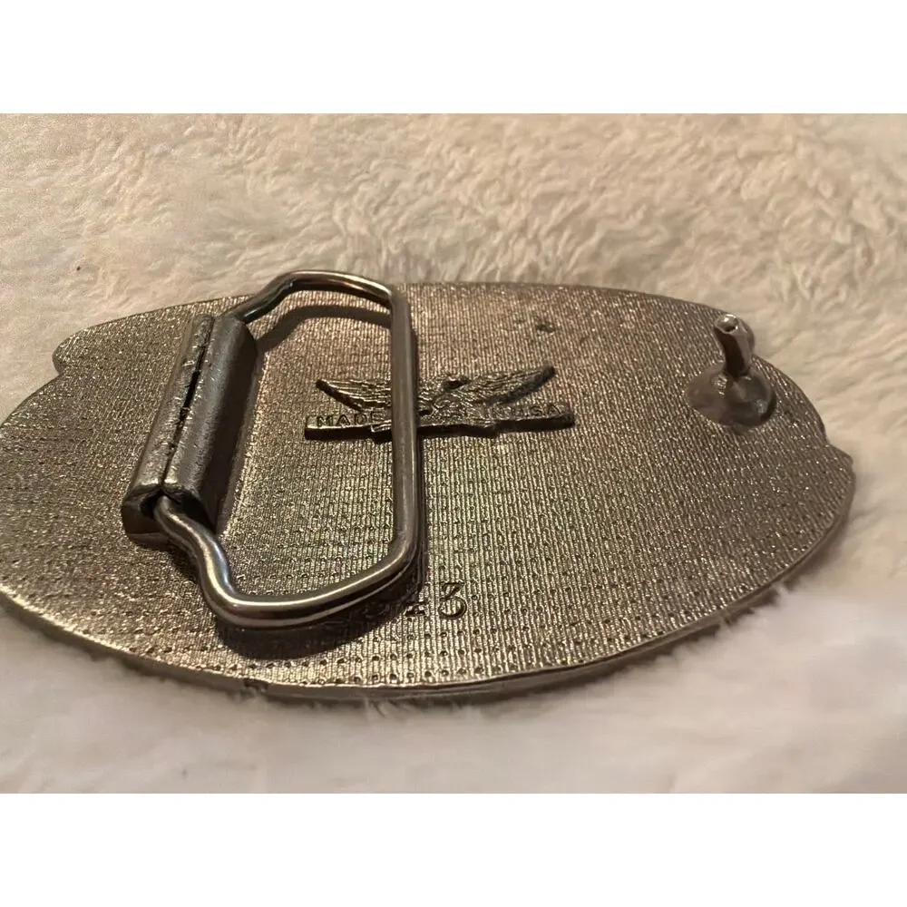 Vintage EMT Cardiac Rescue Technician Belt Buckle Blue Star of Life BTS 2343